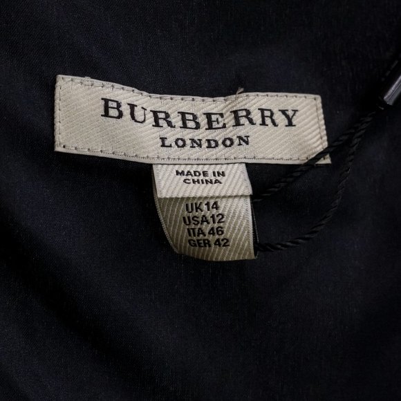 Burberry Beat Check Silk Peplum Tank - Picture 4 of 12